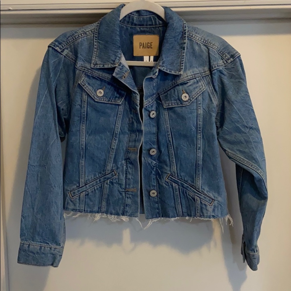Paige Cropped Denim Jacket